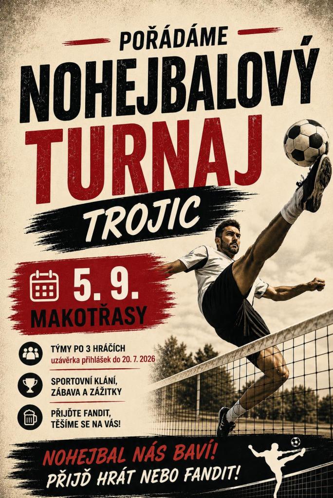 Nohejbalový turnaj trojic