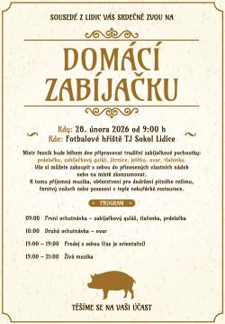 Domácí zabijačka - Lidice